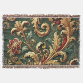 Couverture Modèle baroque Damas de luxe (Devant)