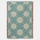 Couverture Modèle Damas avec éléments abstraits (devant Vertical)