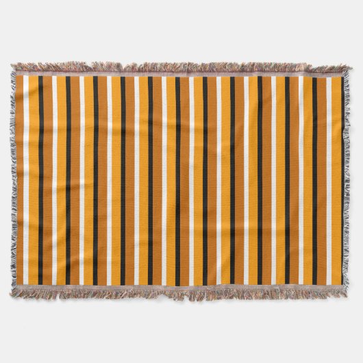 Couverture Modèle de bande orange brun (Devant)
