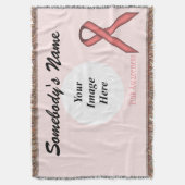 Couverture Modèle de ruban rose standard (devant Vertical)