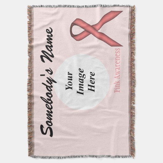 Couverture Modèle de ruban rose standard (devant Vertical)