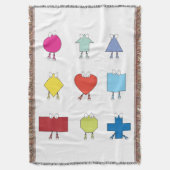 Couverture Modèle d'illustration de caractères de forme mûre (devant Vertical)