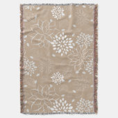 Couverture Modèle floral (devant Vertical)