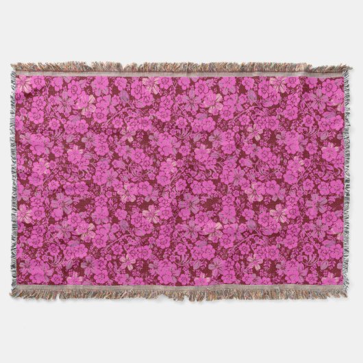 Couverture Modèle floral 15.Pink DRed BG (Devant)