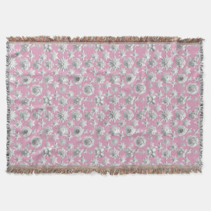 Couverture Modèle floral 3D 01.wx4.Lpink BG