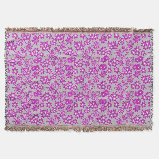 Couverture Modèle floral D02.pink.b Gray BG (Devant)