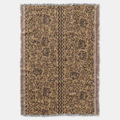 Couverture Modèle Floral Or Renaissance italienne (devant Vertical)