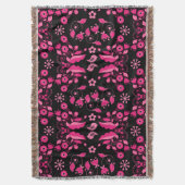 Couverture Modèle floral rose moderne scandinave (devant Vertical)