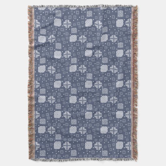 Couverture modèle géométrique de style ethnique de boho (devant Vertical)