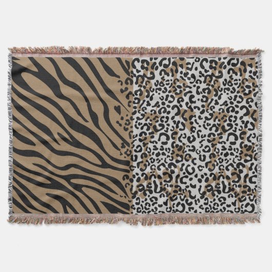 Couverture Modèle zèbre léopard animal (Devant)