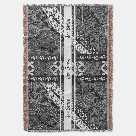 Couverture Modern BATIK Pattern (devant Vertical)