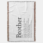 Couverture Modern Black and White Fun Cool Brother (devant Vertical)