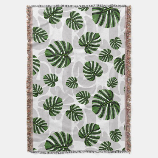 Couverture Modern Boho Botanical Leaves Pattern (devant Vertical)