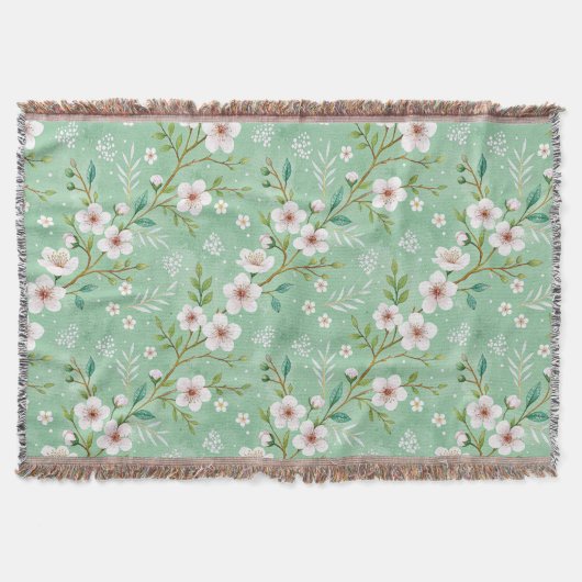 Couverture Modern Cherry Blossoms Winter (Devant)