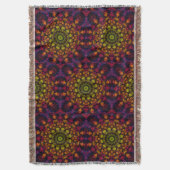 Couverture  Modern Elegant Mandala Throw Blanket (devant Vertical)