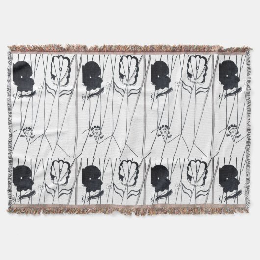 Couverture Modern flowers collection Throw Blanket (Devant)