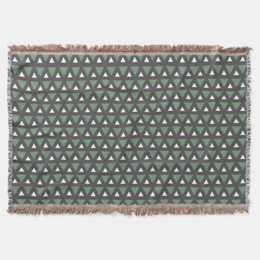 Couverture  Modern Geometric pattern throw blanket  (Devant)