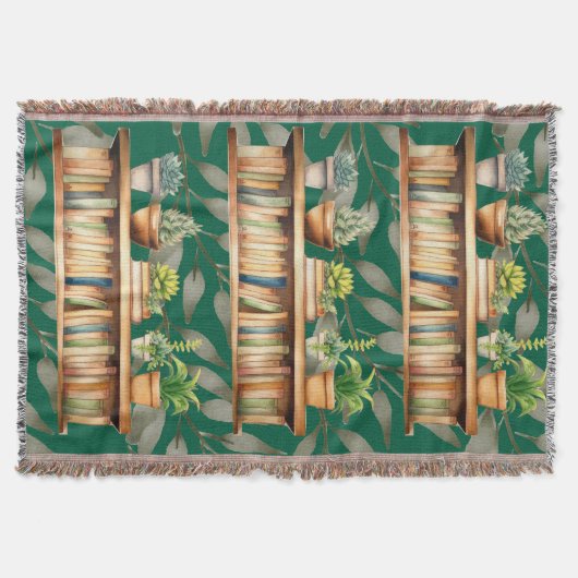 Couverture Modern Green Plant Shelf Reading Books (Devant)