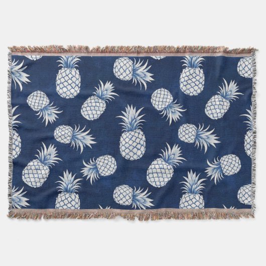 Couverture Modern Tropical Pineapple Watercolor (Devant)