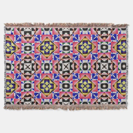 Couverture Moderne Amérindien 11 Throw Blanket (Devant)