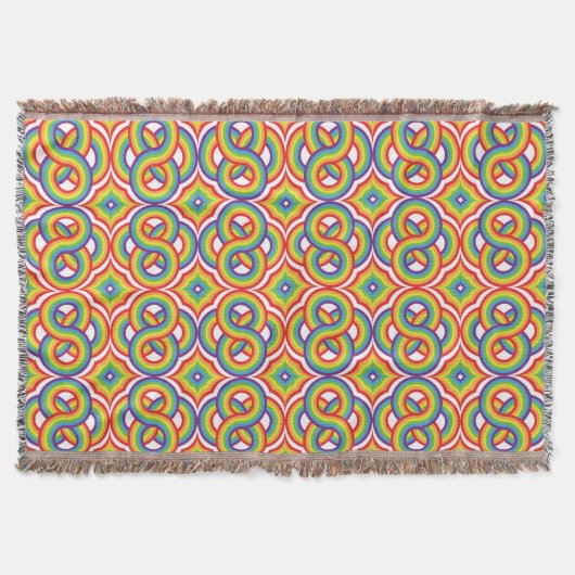 Couverture Moderne Coloré Simple Motifs Batik (Devant)