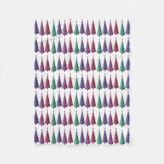 Couverture moderne des arbres de Noël (Devant)