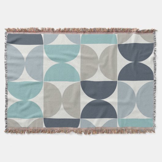 Couverture Moderne du milieu du siècle bleu vert et gris (Devant)