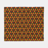 Couverture moderne Kente Fleece, 50"x60" (Devant (Horizontal))