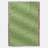 Couverture Moderne mignon Solide dégradé vert motif d'onde (devant Vertical)