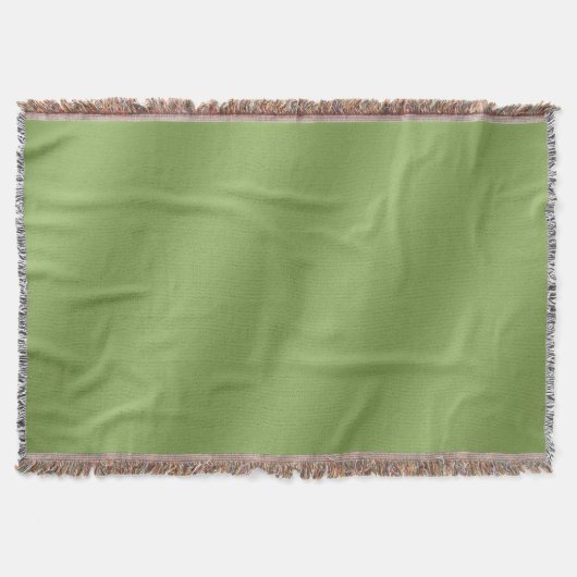 Couverture Moderne mignon Solide dégradé vert motif d'onde (Devant)