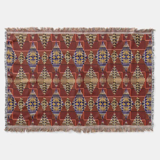 Couverture Moderne Native American 16 Throw Blanket (Devant)