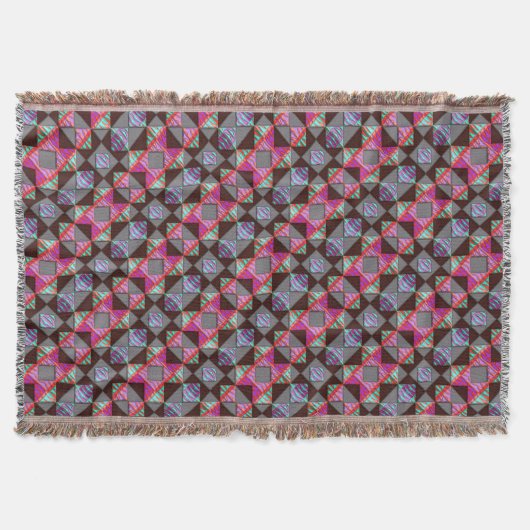 Couverture Moderne Native American 17 Throw Blanket (Devant)