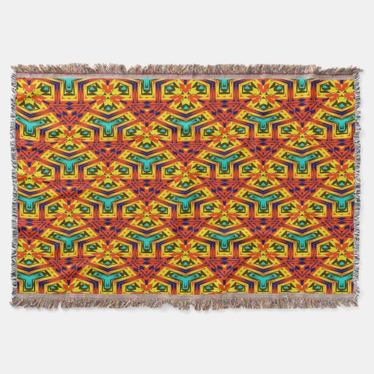 Couverture Moderne Native American 28 Throw Blanket (Devant)