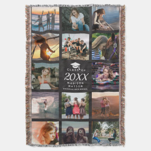 Couverture Moderne tendance Instagram Graduate Photo Collage