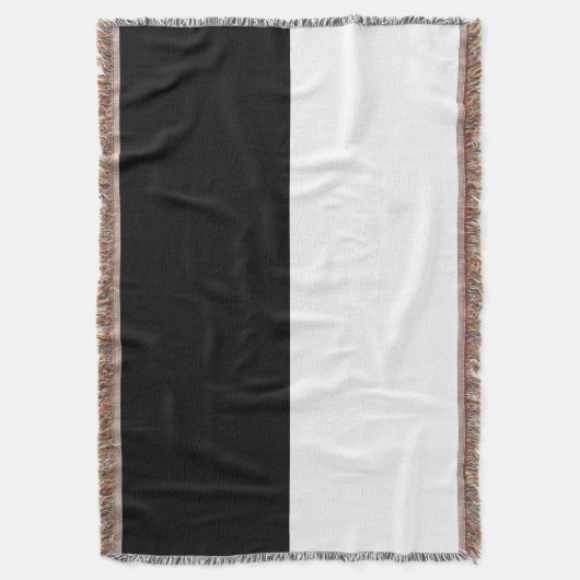 Couverture Moitié Noir Et Moitié Blanc (devant Vertical)