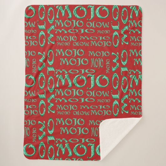 couverture Mojo rouge sherpa (Devant)