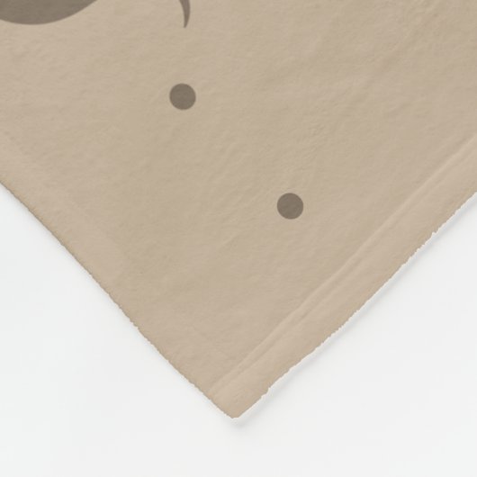 Couverture molle d'ouatine de whippet de motif (Coin)