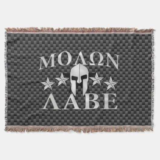 Couverture Molon Labe Casque guerrier spartiate 5 étoiles Car (Devant)