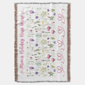Couverture Mom’s Holiday Hugs Wrap – Seamless Wildflower Edit (devant Vertical)