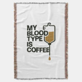 Couverture Mon groupe sanguin est Coffee Thefer Blanker (devant Vertical)