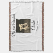 Couverture Mon premier Noël ajouter le nom de l'animal date a (devant Vertical)