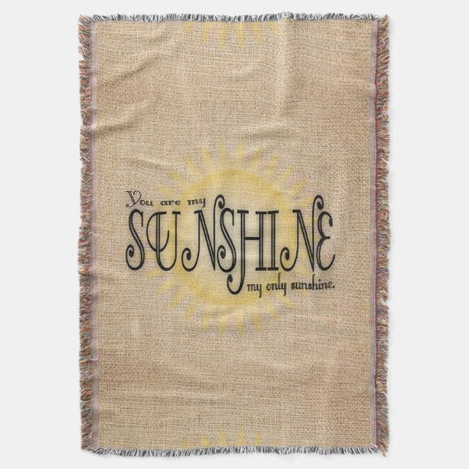 Couverture Mon soleil sur la toile de jute (devant Vertical)