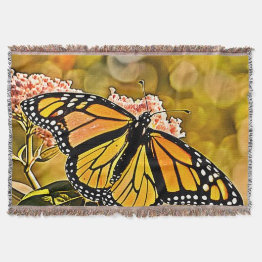Couverture Monarch Butterfly Garden Art (Devant)