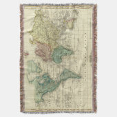 Couverture Monde sur la projection de Mercators (devant Vertical)