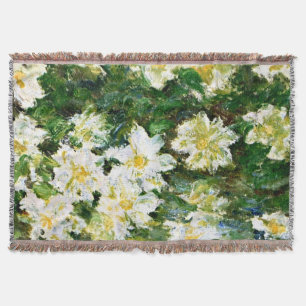 Couverture Monet - White Clematis, célèbre peinture florale