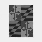 Couverture monochromatique de drapeau du Maryland (Devant)