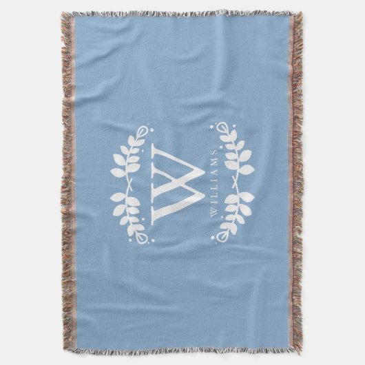 Couverture Monogramme bleu clair (devant Vertical)