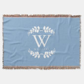 Couverture Monogramme bleu clair (Devant)