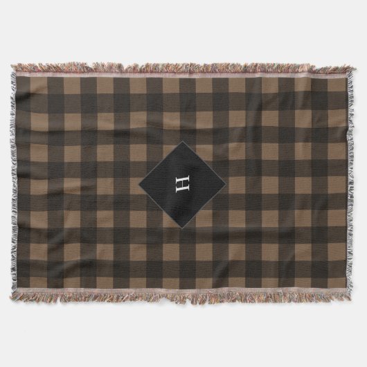 Couverture Monogramme Brown de Buffalo (Devant)