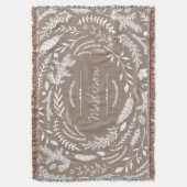 Couverture Monogramme d'hiver rustique (devant Vertical)